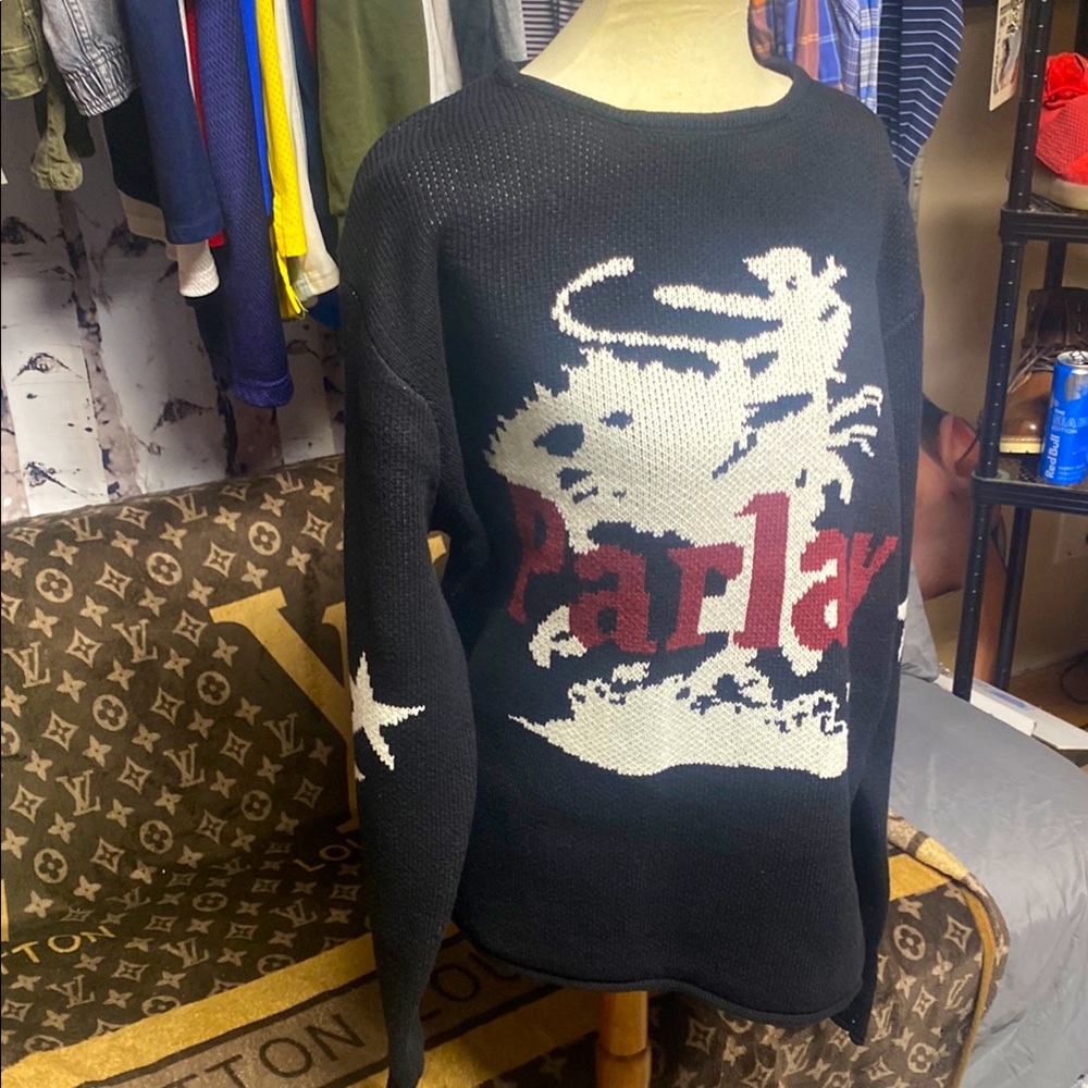 Parlay Black rodeo Sweater size xl nwt